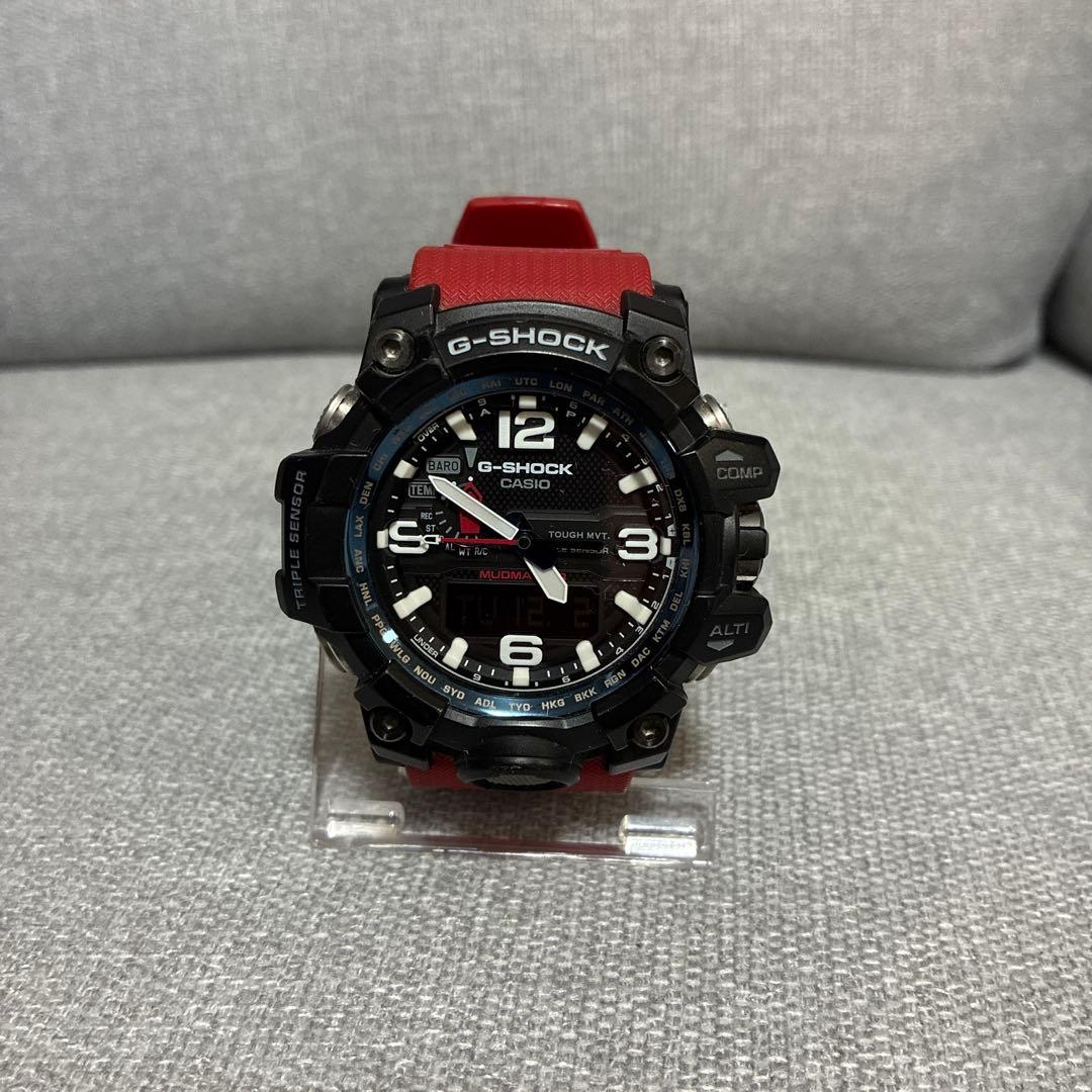 GWG-1000RD Gショック GENUINE CASIO Original G-SHOCK Red Watch Band GWG-1000RD-4A GWG