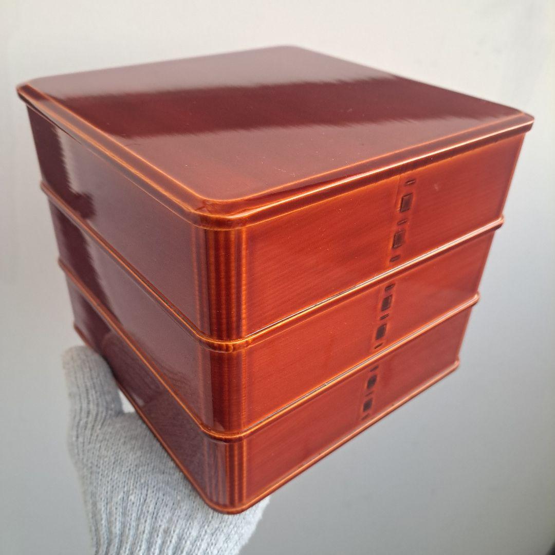 【飛騨春慶塗　6.5寸\"3段重箱】天然木製　曲げ細工　長期保管品 飛騨高山 春慶塗】三段重 6寸5分 商品詳細｜飛騨春慶塗本舗 福壽漆器