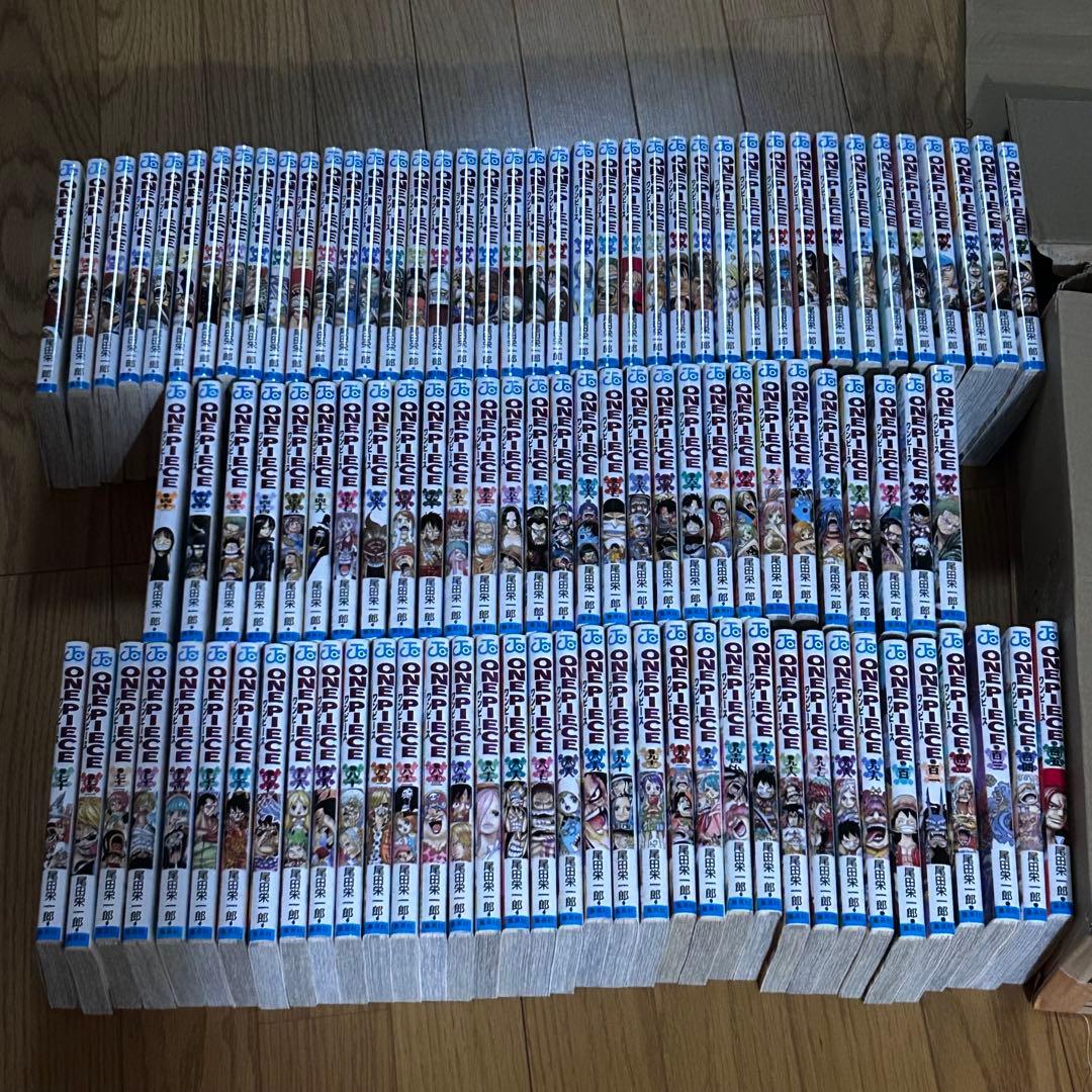 匿名配送　ワンピース　1巻から105巻 匿名配送】漫画 単行本 ONE PIECE ワンピース 初版 6〜11巻セット