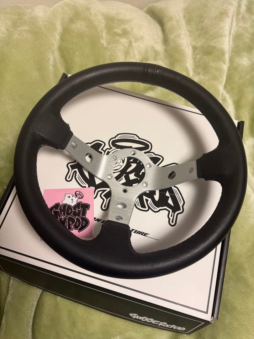 ghost expod ステアリング 黒本革破れなし 数量限定 32パイ - メルカリ