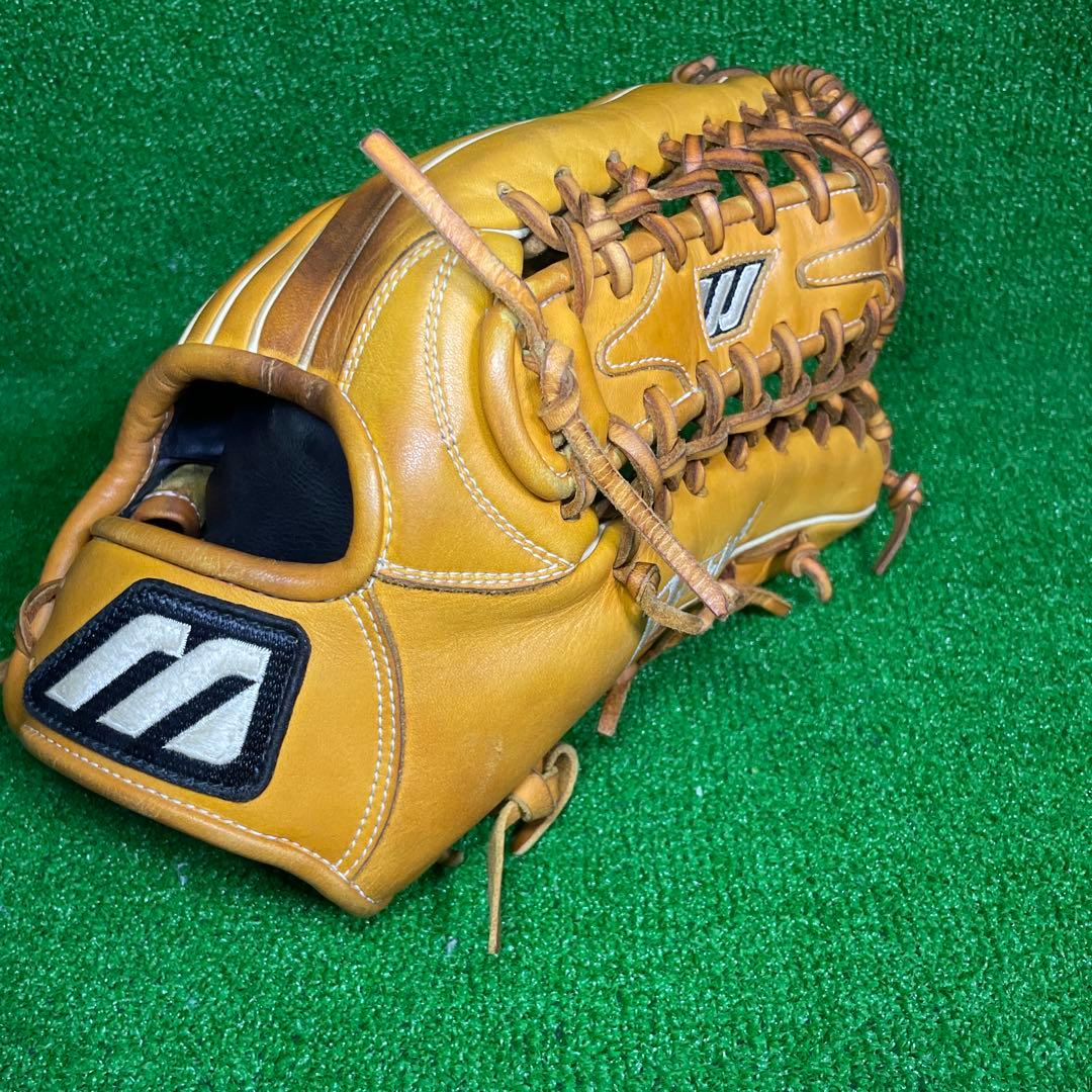 ミズノ ビューリーグ 軟式用 大人用 イチローモデル プラチナラベル 外野手 ミズノ MIZUNO イチローモデル プラチナラベル 限定品 左投げ用 外野用