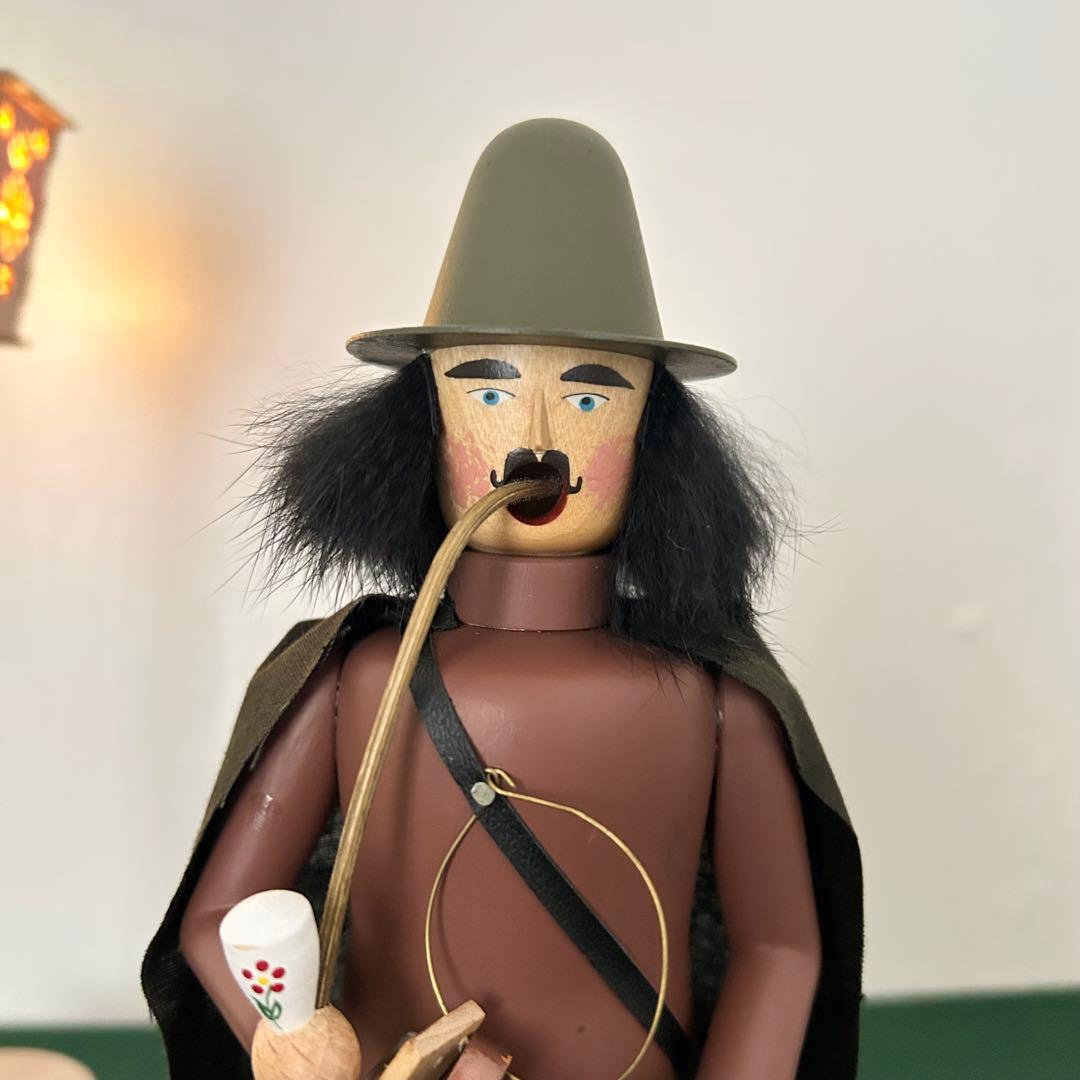 希少☆彡Klaus Merten クラウスメルテン工房 パイプ人形 煙出し人形