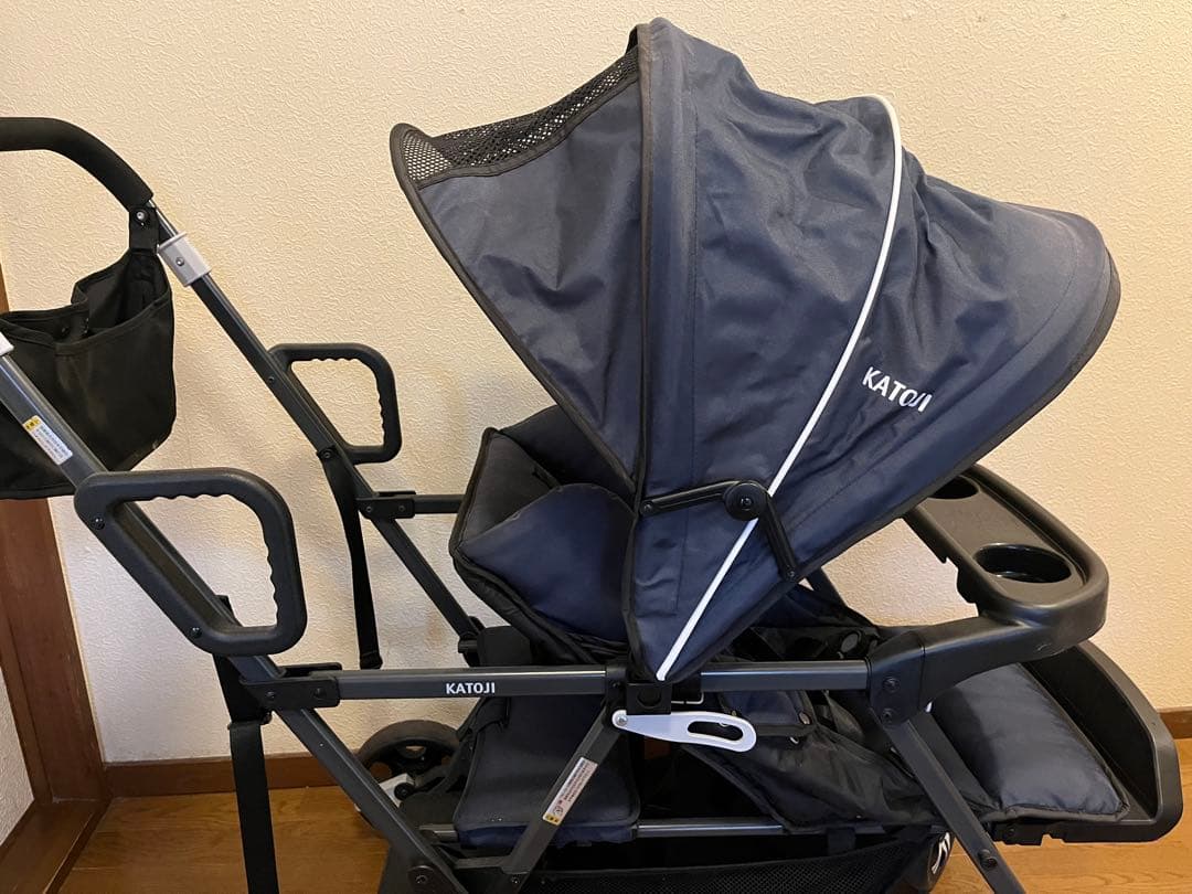 ⭐︎最終SALE⭐︎ KATOJI 2WAY仕様 2人乗りベビーカー ネイビー 楽天市場】カトージ ベビーカー 二人でゴー ネイビー KATOJI 双子用 2