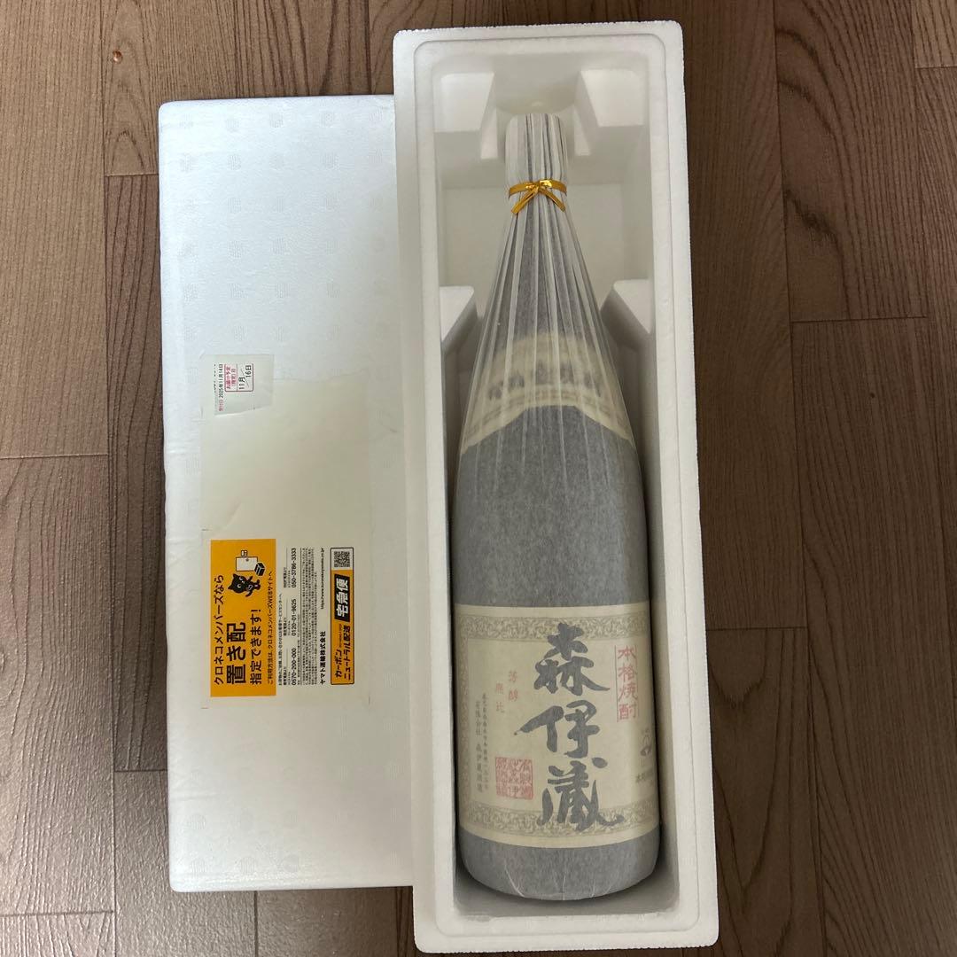 森伊蔵 焼酎 専用箱入り　11/16 到着 楽天市場】森伊蔵 〔専用桐箱入り朱色帯〕 25度 1800ml「心を込めて
