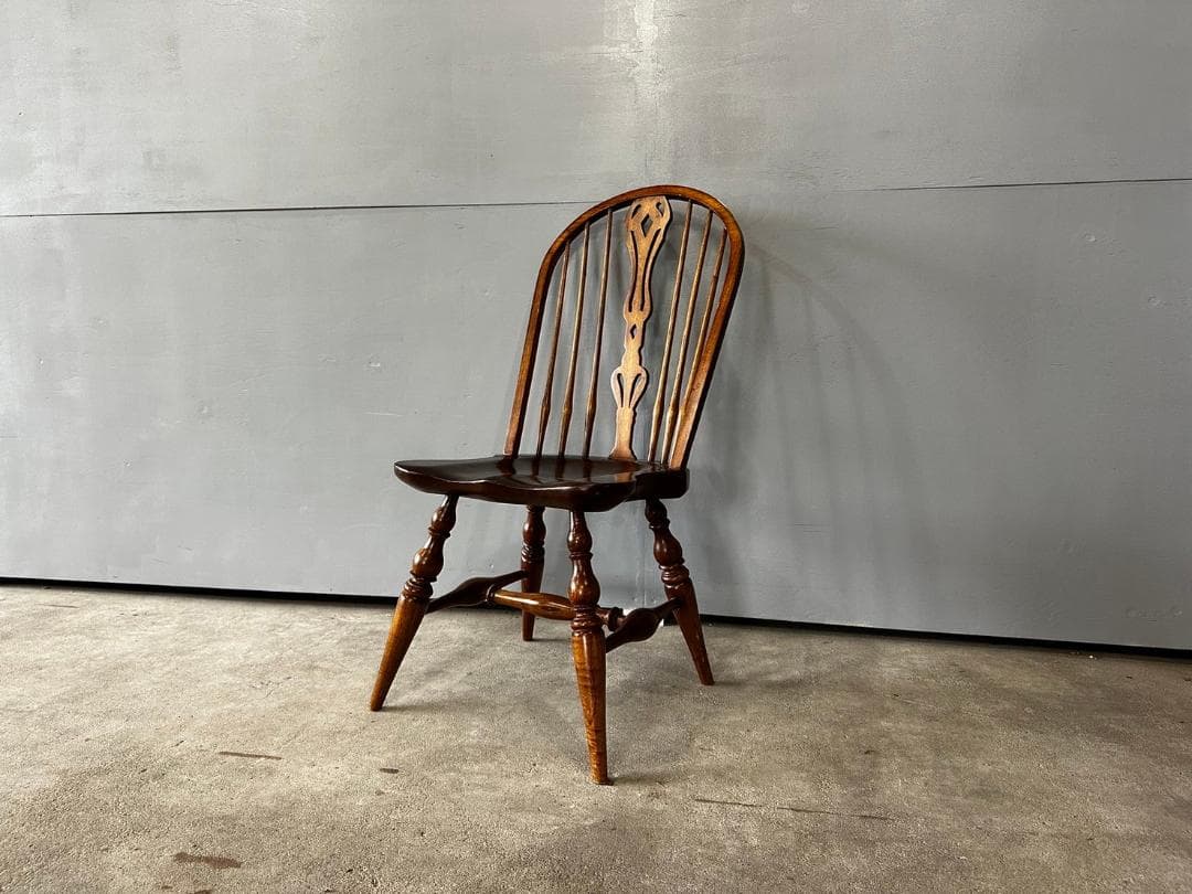 イギリスヴィンテージ コテージチェア スティックバックチェア ウィンザーチェア イギリス アンティーク調 ウィンザーチェア/スティックバックチェア