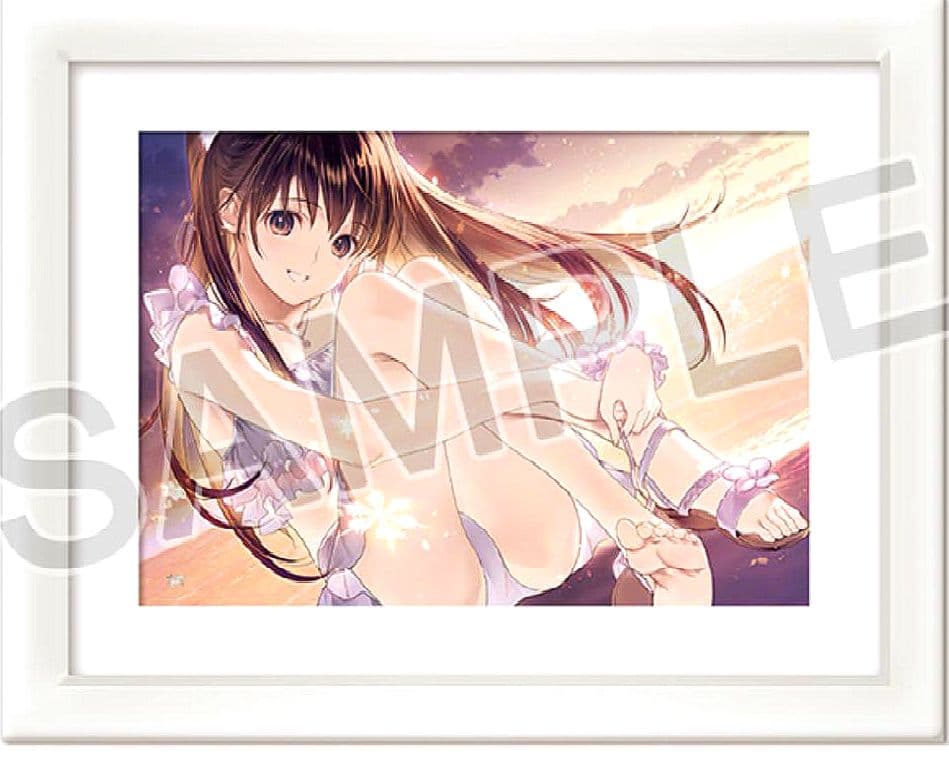 なかむらたけし 直筆サイン クリスタアート「小木曽雪菜 2025 SUMMER」 WHITE ALBUM2 なかむらたけし直筆サイン入り 複製原画 小木曽雪菜