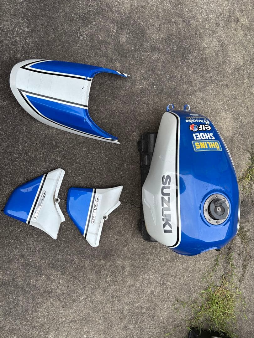 gsx400 インパルス400 クーリーカラー 外装一式 見た目の美しさと乗り味を兼ね備えたクーリーカラー！GSX400インパルス