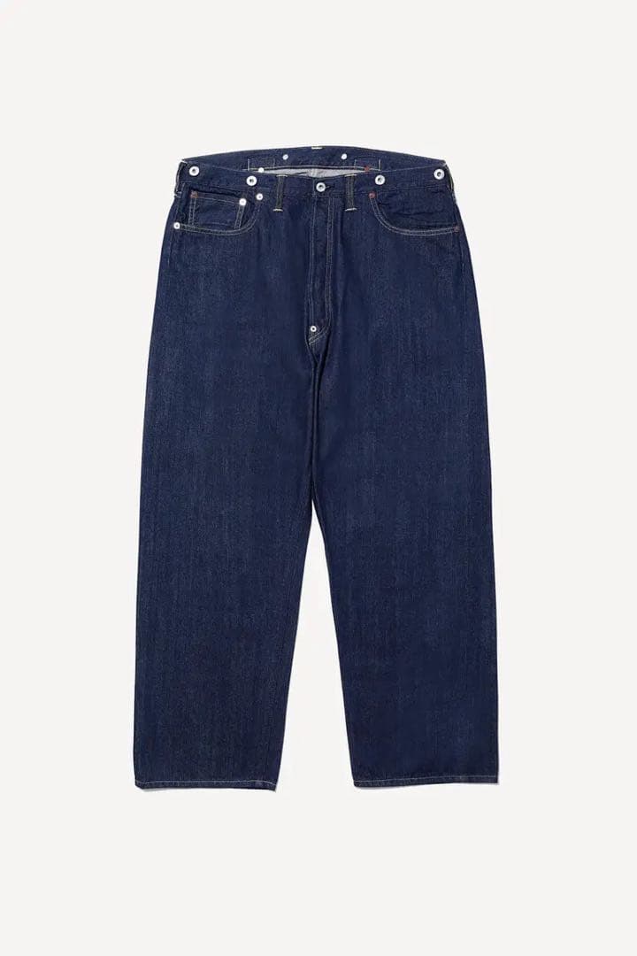 A.PRESSE アプレッセ 25AAP-04-17 デニム　パンツ　34 A．PRESSE(アプレッセ) 25AWNo．22 Washed Wide Denim Pantsデニム