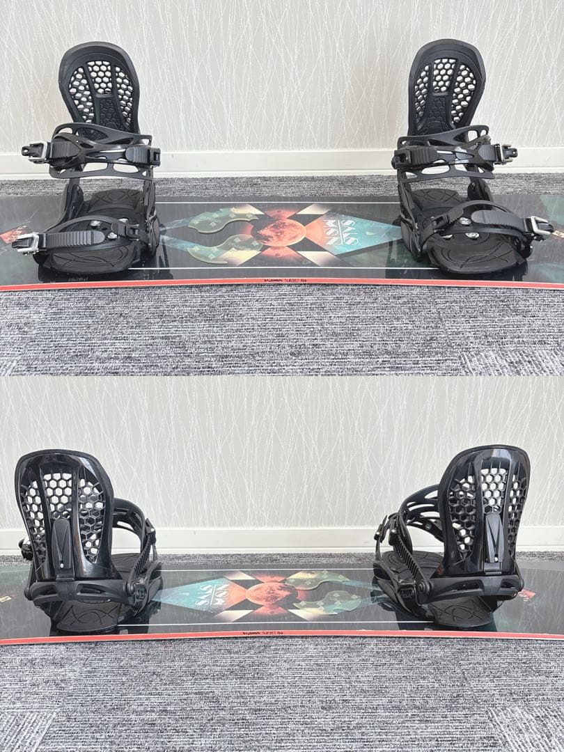 94超豪華❗️サロモン メンズスノーボードセット☆スノボ156cm+ビン付