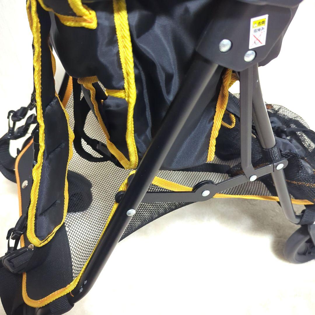 JTC おんぶっこバギー ベビーバギー ベビーカー B型 ブラックイエロー