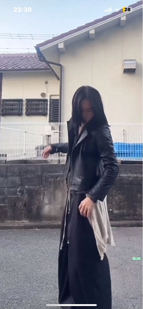 ジャケット・アウター 00s leather jacket & goa vintage shirts CAMP-COLLAR LEATHER JACKET キャンプカラーレザージャケット ブラック