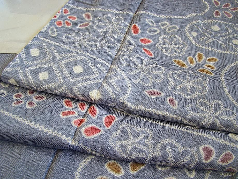 値下げ交渉OK！紋意匠地 絞り入り 訪問着 正絹 I422 - メルカリ