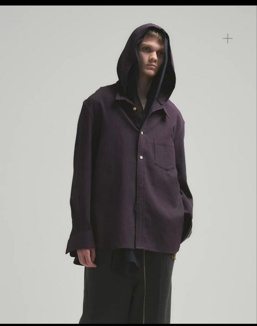 N*o様 bed j.w ford 25aw Two Hooded シャツ 2025AW】 BED J.W. FORD (ベッドフォード) 