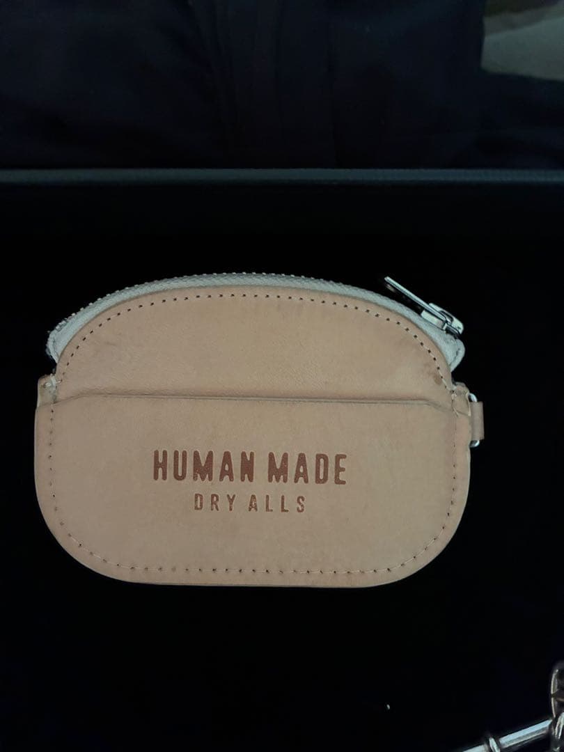 HUMAN MADE ケース ベージュ 本物保証 /関税・送料無料】HUMAN MADE Leather Card Case (HUMAN MADE
