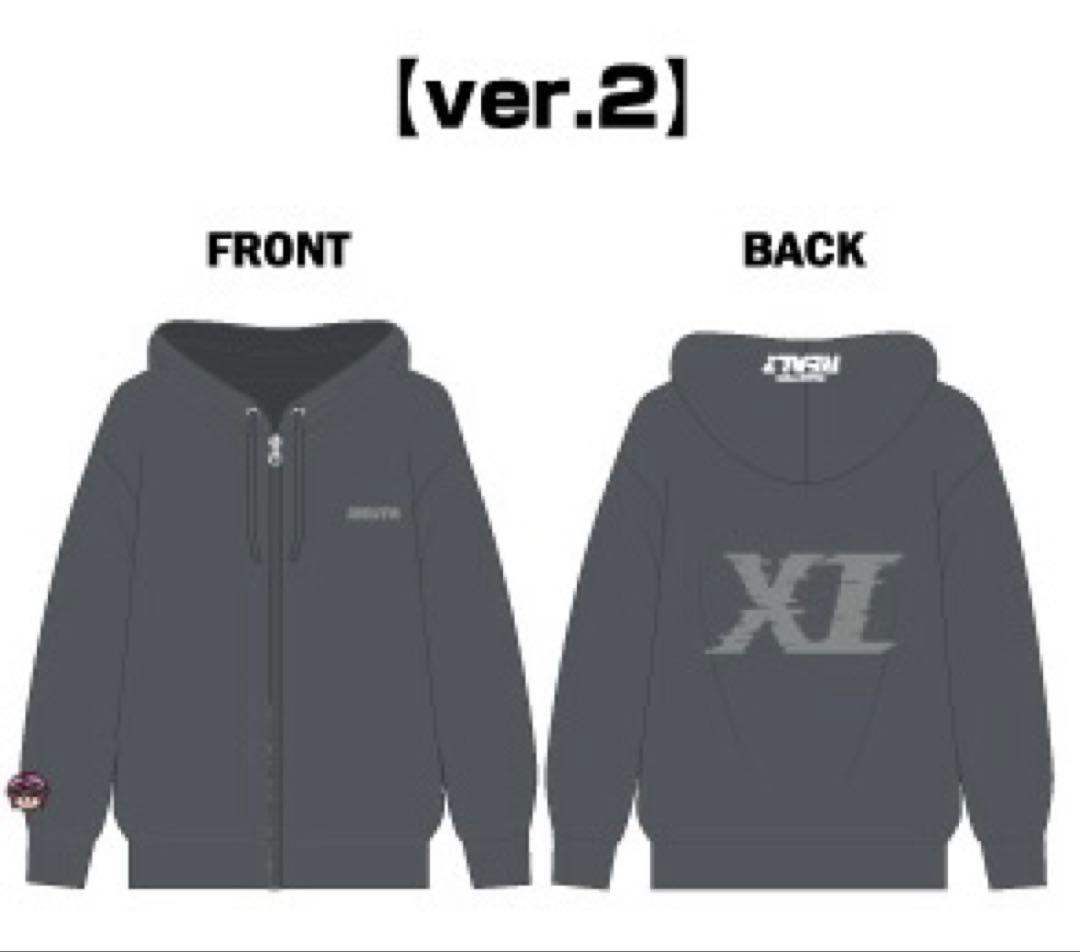 超特急 シューヤ REAL? パーカー Lサイズ 超特急]REAL？Zip Parka(Charcoal) – スタダ便 PLUS GOODS STORE