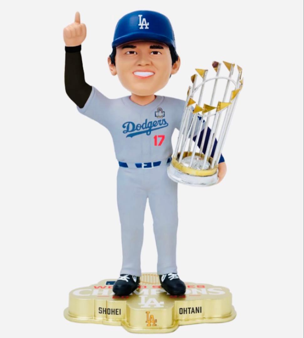 大谷翔平 WS2024チャンピオン ver.2 8インチボブルヘッド③ 大谷翔平2024ワールドシリーズチャンピオンモデル FOCO SHOHEI OHTANI
