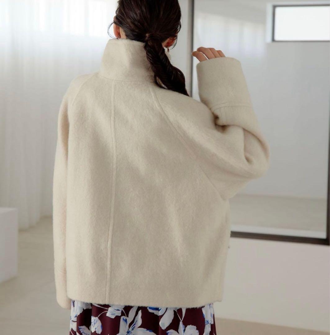 タイムセール EMMEL REFINES EM スタンド シャギーショートコート