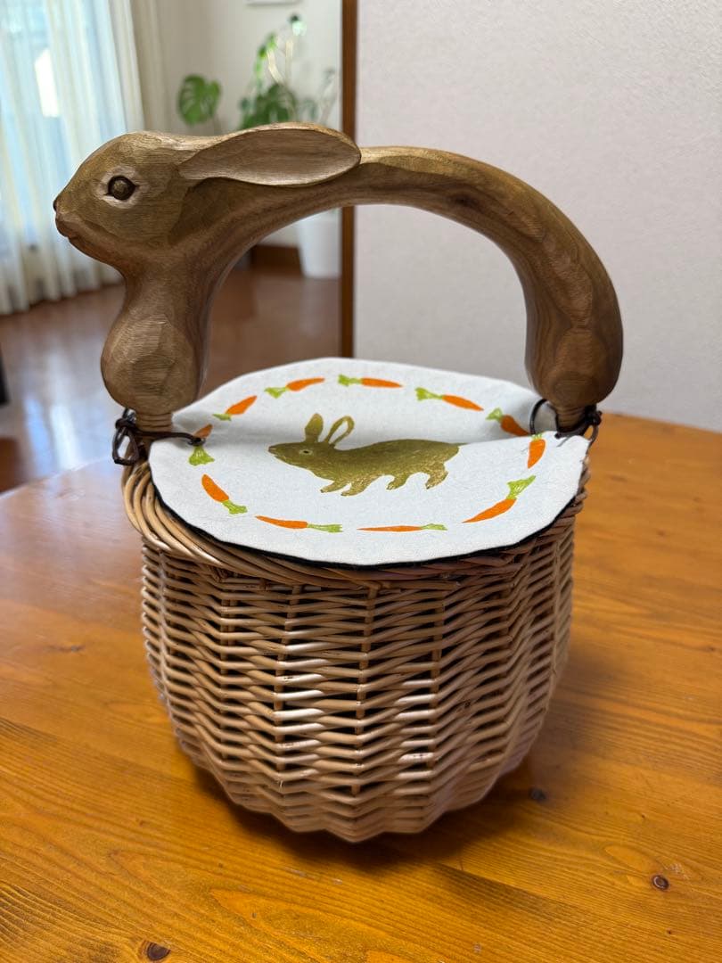 KIYATA うさぎバスケット Amazon｜イースター うさぎ 耳 バスケット、うさぎ 収穫 花 女の子