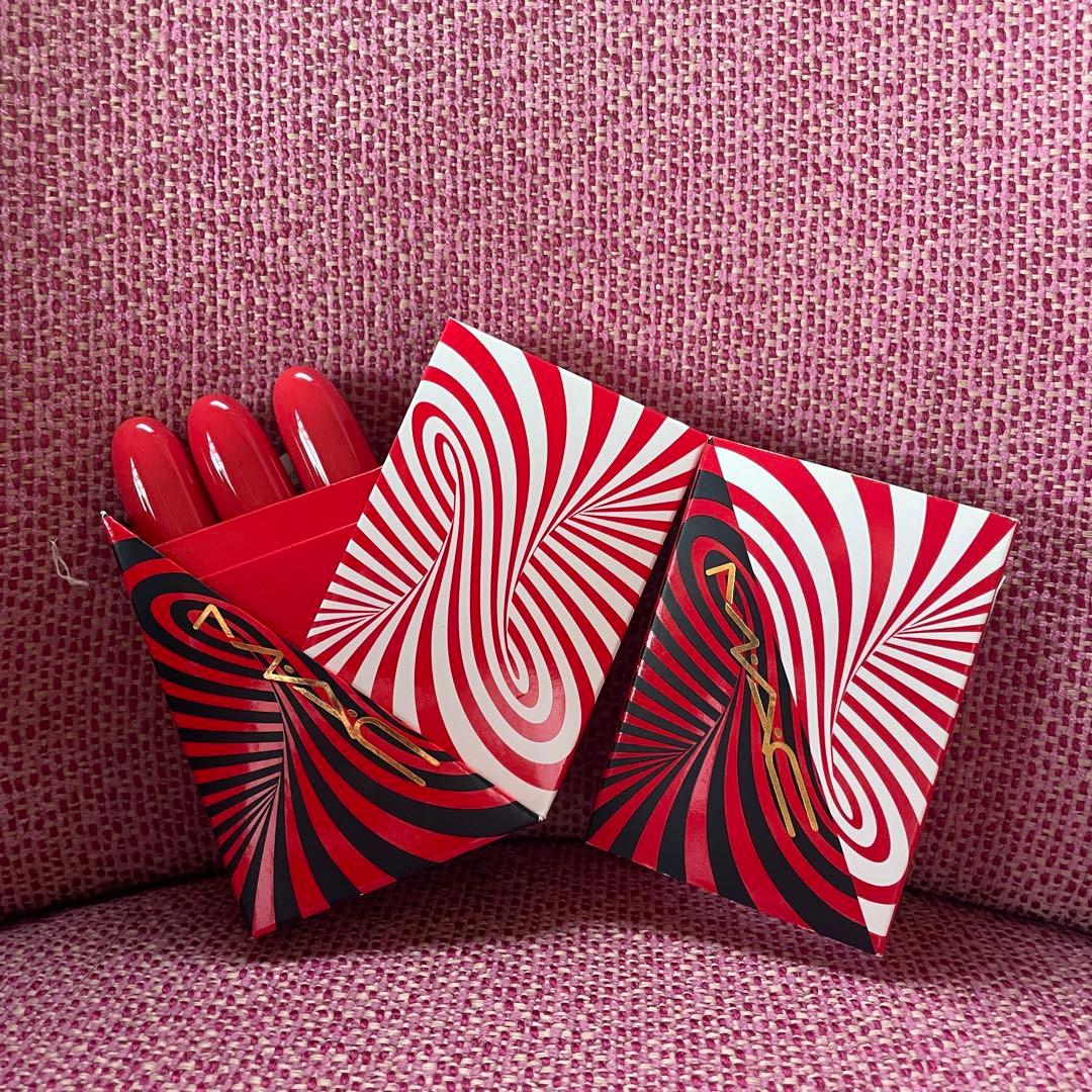 リップスティック 3本セット レッド系 - メルカリ