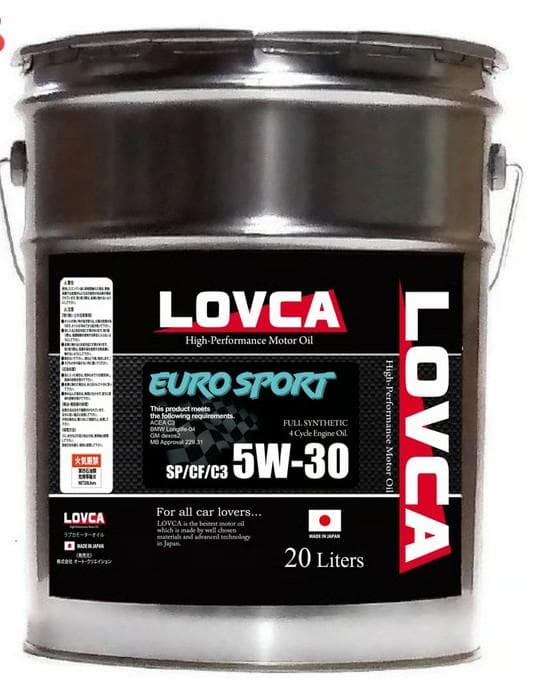S*2様 【未開封】エンジンオイルLOVCA EURO-SPORT 5W-30/ 楽天市場】エンジンオイル □LOVCA EURO-SPORT 5W-30 20L SP/C3