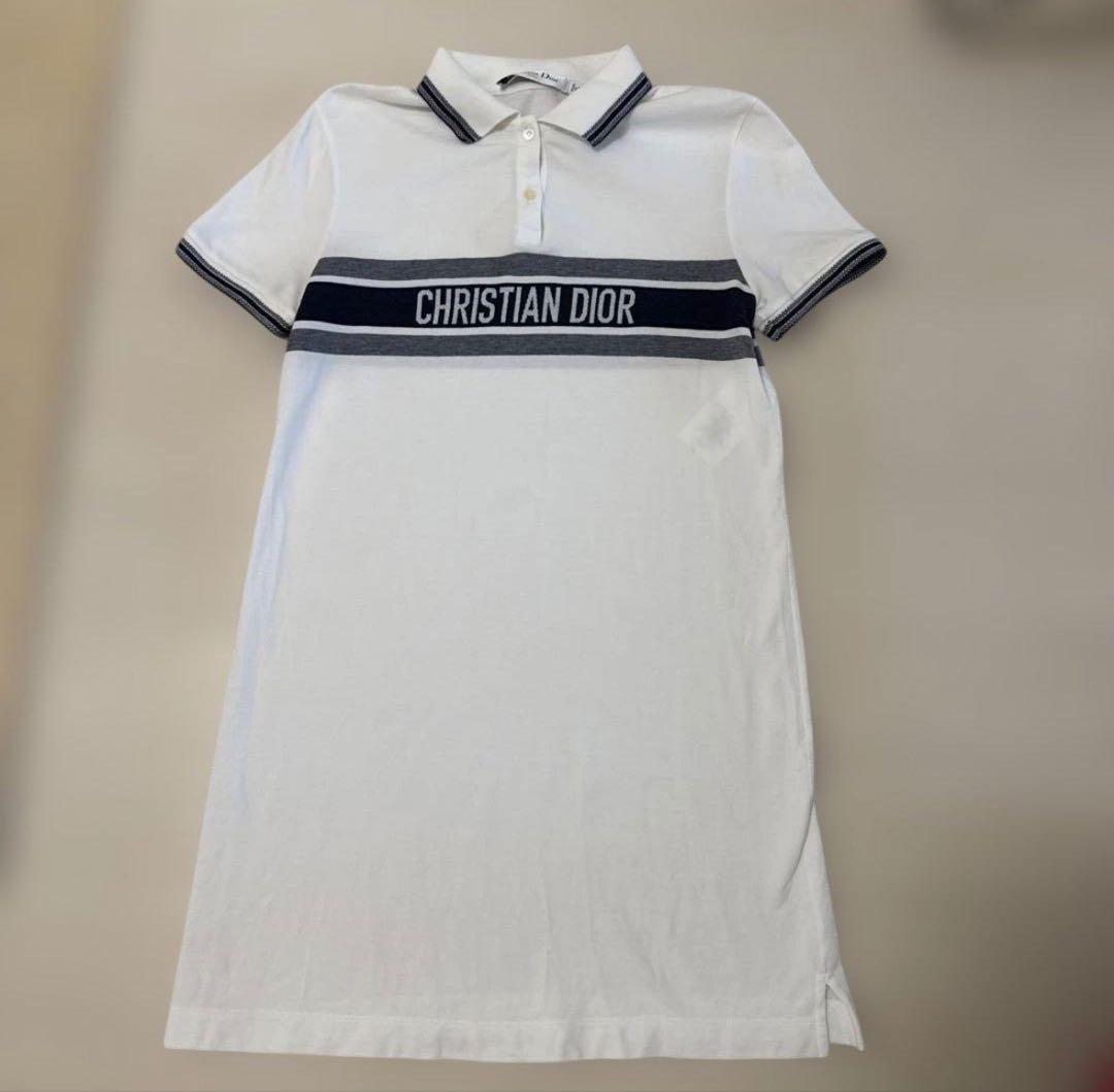 正規品　クリスチャンディオール　Dior ロゴ入りポロワンピース コメ兵｜クリスチャンディオール CHRISTIAN DIOR ワンピース