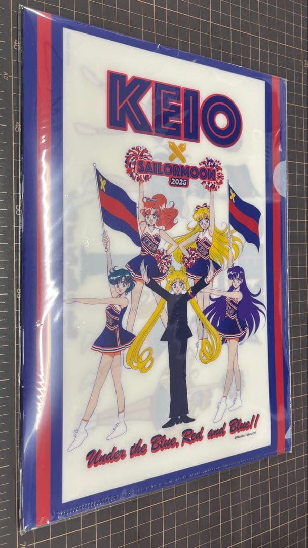 8枚セット　KEIO x セーラームーン クリアファイル 2025 慶應　慶応 セーラームーン - セーラームーン 慶應連合三田会 2025 記念品 A4
