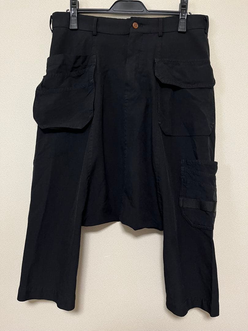 COMME des GARCONS HOMME PLUS 多重ポケット サルエル COMME des GARCONS HOMME コットンタックサルエルパンツ