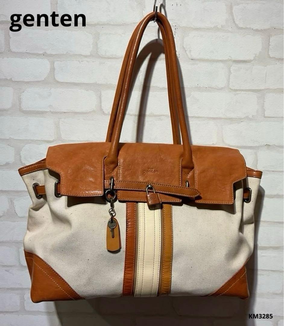 専用　genten ゲンテン　ボストンバッグ　キャンバス　レザー　南京錠 楽天市場】【ゲンテン 3年保証＋ケアセット付】 genten ゲンテン