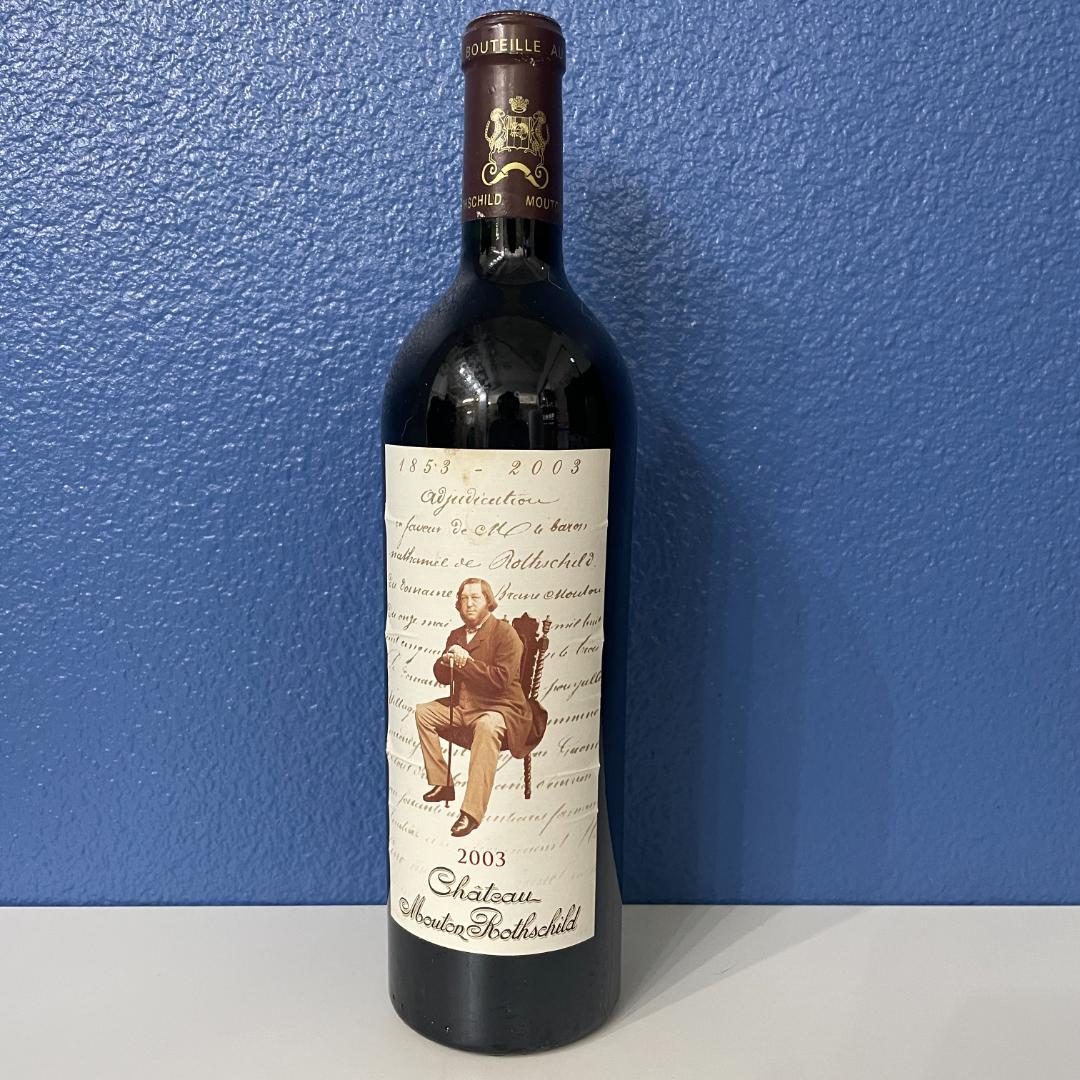 K68　シャトー　ムートンロートシルト　2003年　赤ワイン　750ml 希少 シャトー ムートン ロートシルト 2003 ロスチャイルド Chateau Mouton