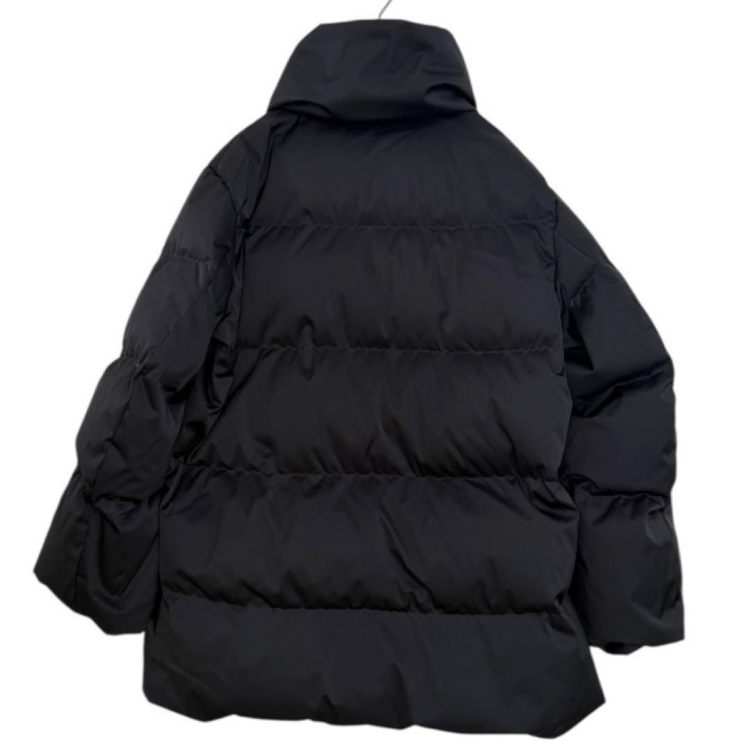 美品 ユニクロ +J ダウンボリュームジャケット ブラック ジルサンダー