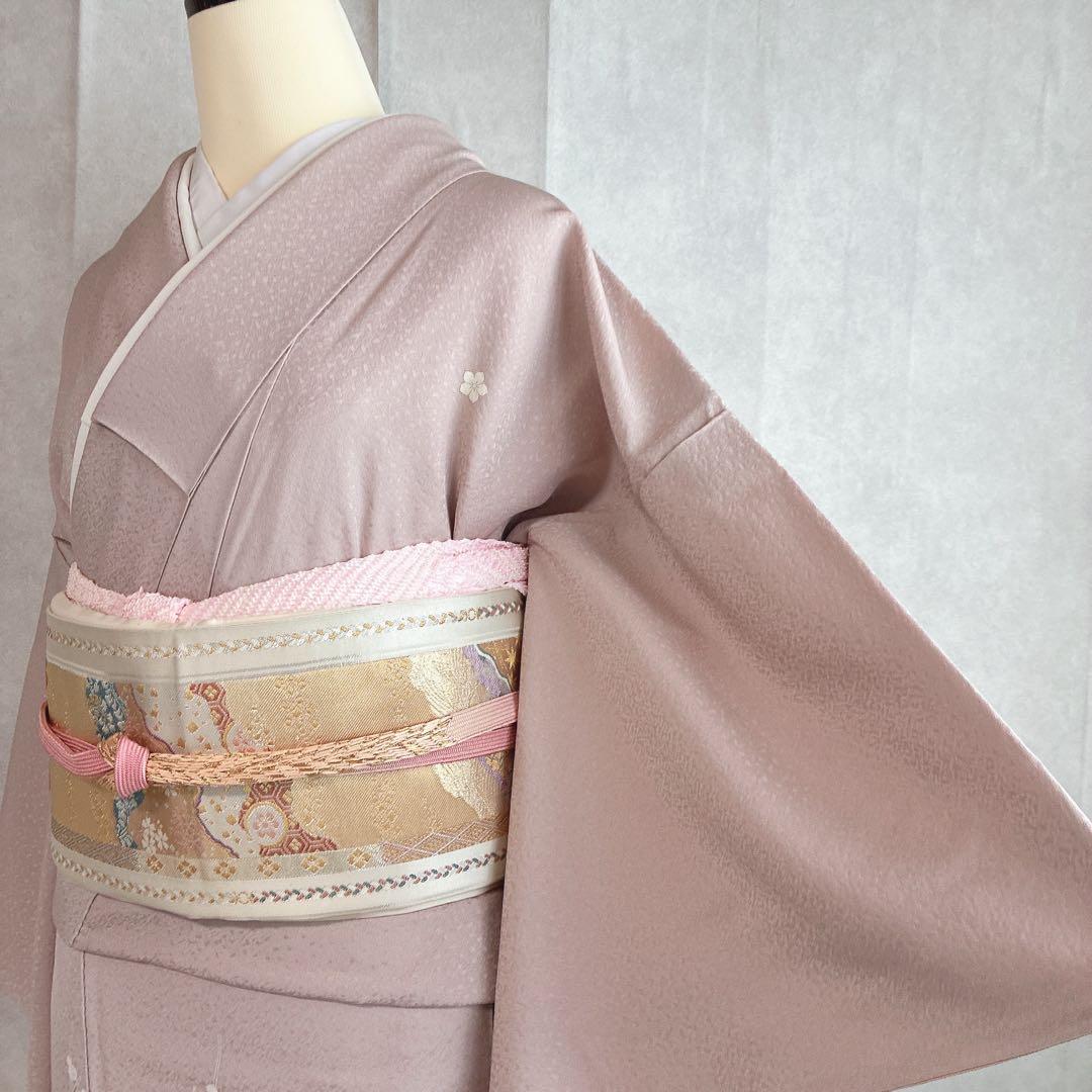 色留袖 フルセット 着物 正絹 五つ紋 大人の薄梅 気品やわらか 梅枝 J9