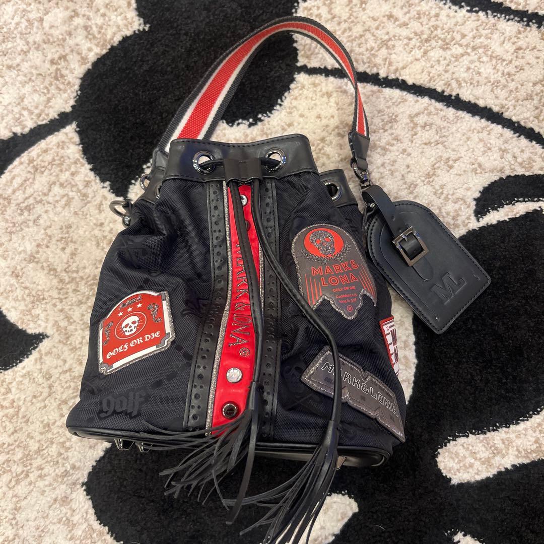 MARK&LONA ブラック ゴルフバッグ