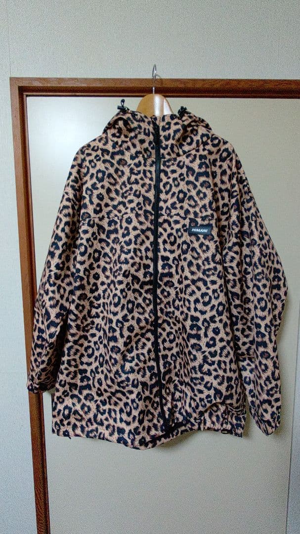 haru　スノーボード　ウェア　L メンズ　ヒョウ柄 25-26秋冬限定 スノーボードウェア レオパード ヒョウ柄 紫黒