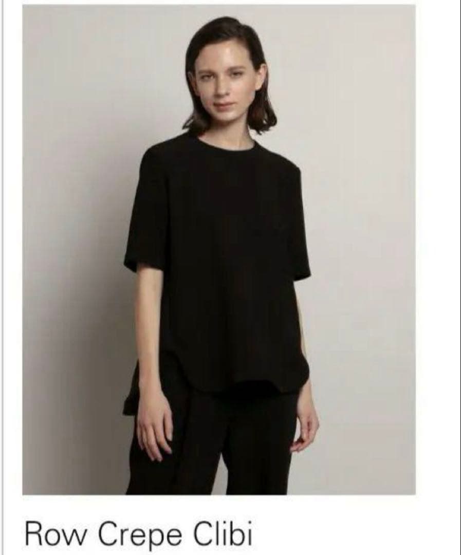 セオリーリュクス ブラウス 38 黒 ROW CREPE CLIBI ブラックM セオリーリュクス ブラウス 38 黒 ROW CREPE CLIBI ブラックM - メルカリ