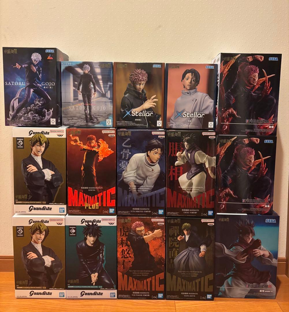 呪術廻戦フィギュア15点まとめ売り - メルカリ