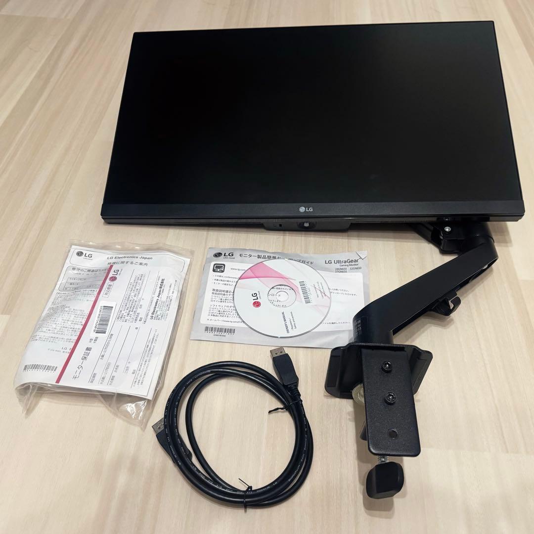 ぽり LG FHD 144hz 24 24GN650-B アーム付 Amazon.co.jp: LG フレームレス ゲーミングモニター UltraGear 24GN650