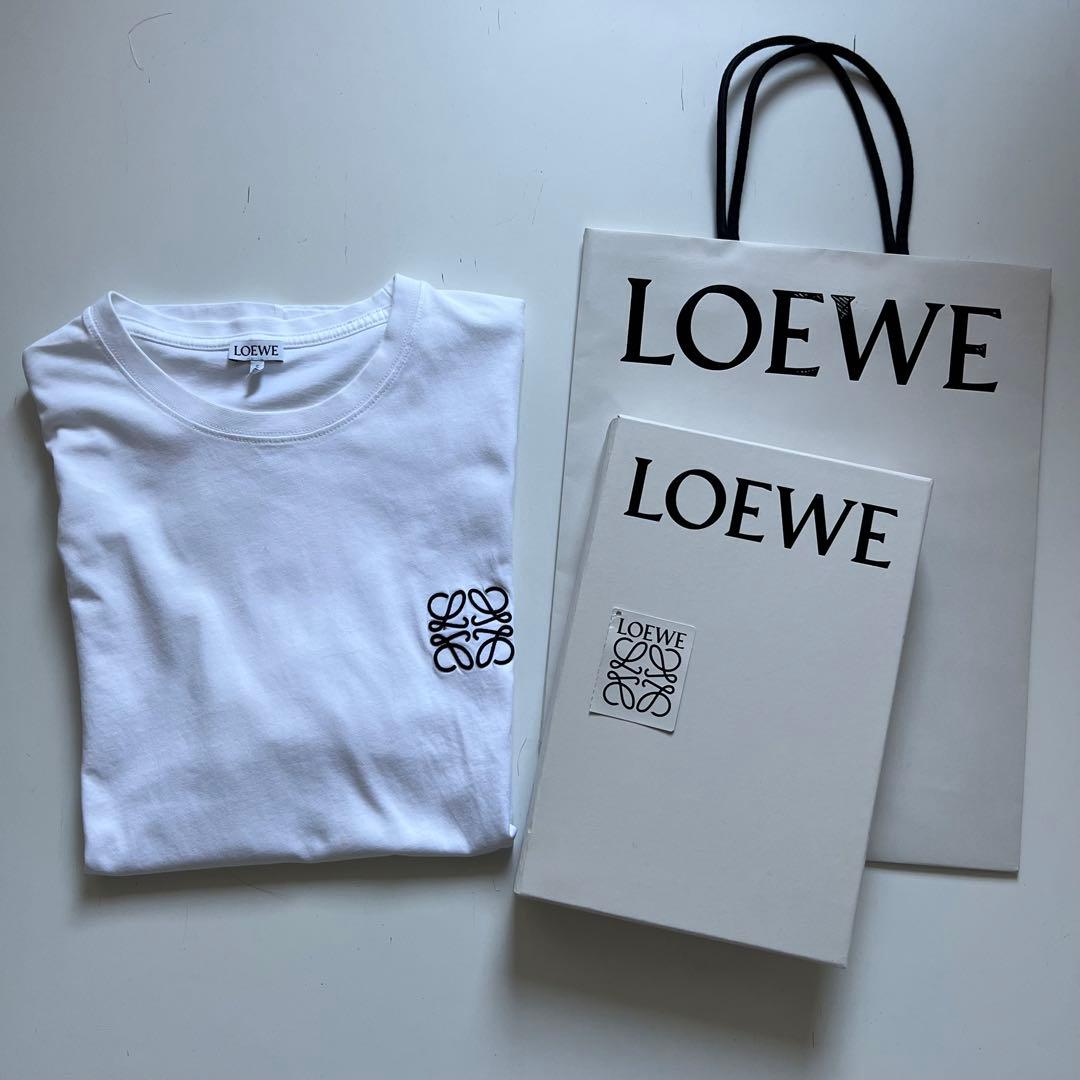 定価69300円】LOEWE アナグラム 刺繍Tシャツ Mサイズ 1度のみ着用