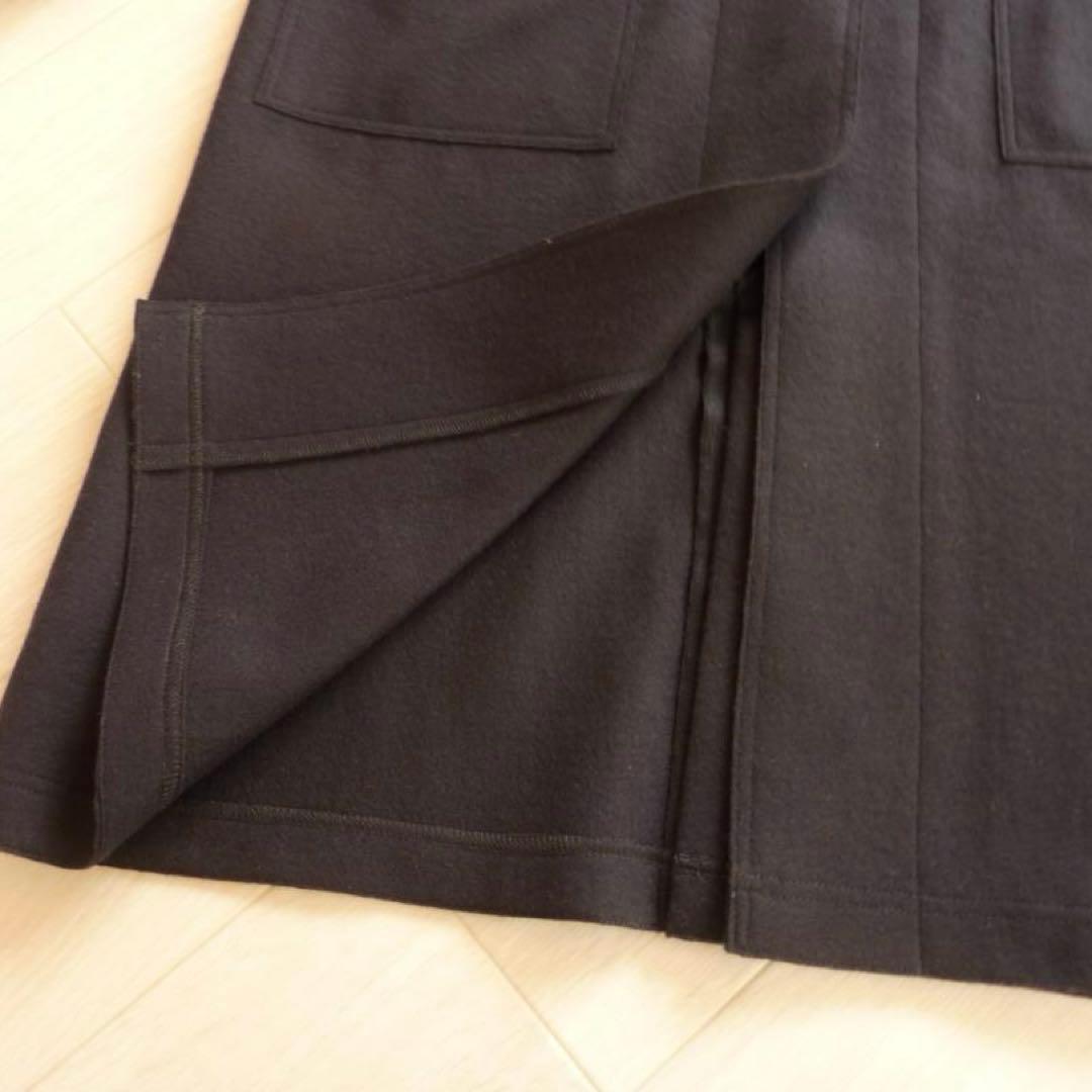 新品タグ付き HUMAN WOMAN×NATIC コラボ ロングコート ネイビー