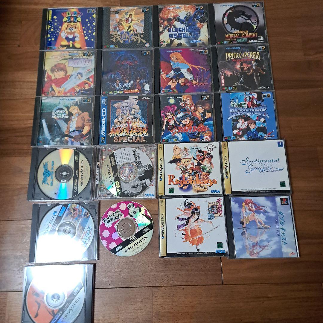 ハ*ん様 MEGA-CDセガサターンPlayStationソフトまとめ売り セガサターン ゲームソフト 17本セット まとめ売り - メルカリ