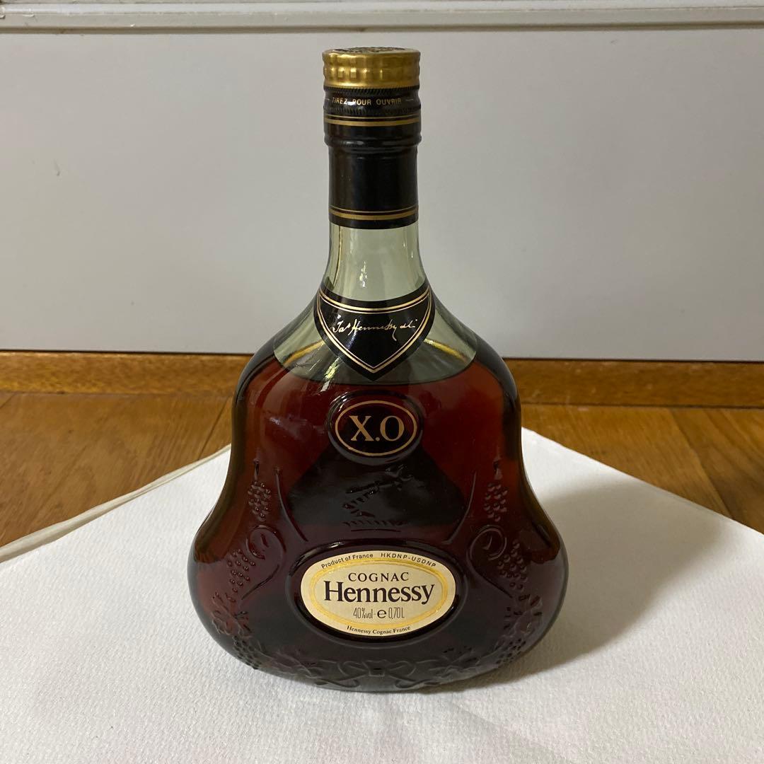 【値下げ】Hennessy XO コニャック 40% Hennessy X.O ヘネシーエックスオー 金キャップ グリーンボトル