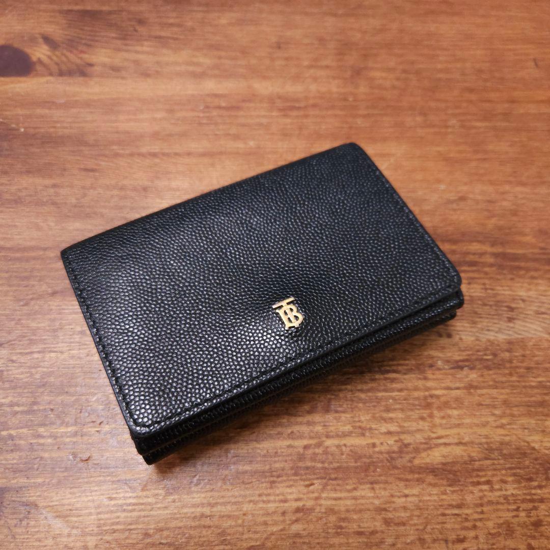 バーバリー 三つ折り財布 8018959 レザー 小銭入れ付き ミニ財布 ラーク バーバリー BURBERRY 財布 三つ折り財布 折りたたみ財布 小銭入れ付き