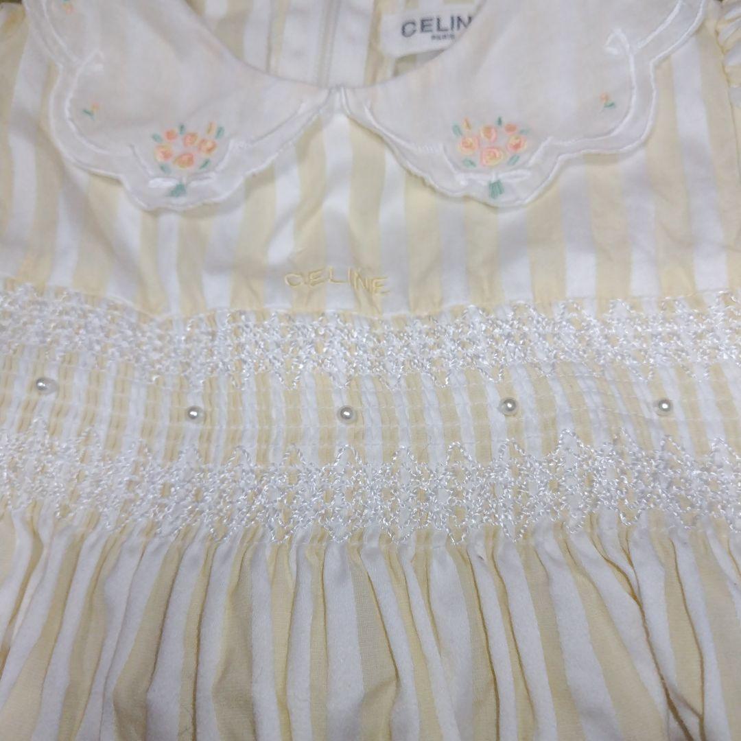 セリーヌ　ワンピース　90 CELINE - セリーヌ ワンピース ニット 襟付き 90の通販 by オレンジ's