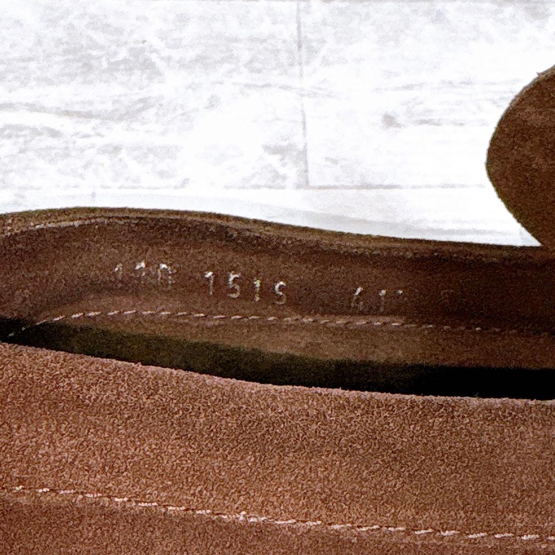 美品✨GUCCI ビットローファー スエード ゴールド金具 26.5cm 茶