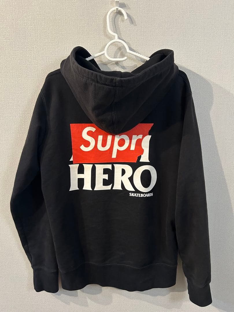 Supreme×ANTI HERO 2014SS ジップパーカー S Supreme（シュプリーム） 14SS ×ANTI HERO Zip Up Hoodie Sweat Shirt