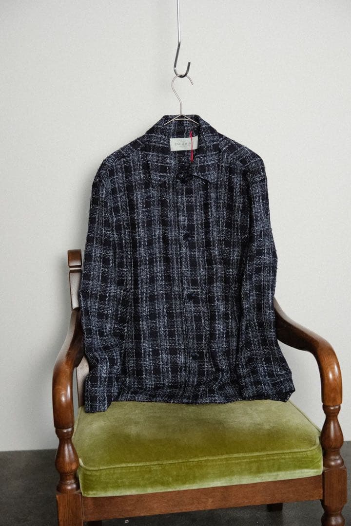 ジャケット・アウター ENCOMING 24SS WELT POCKET SHIRTS JACKET SALE】ENCOMING / Welt Pockets Shirt Jacket | twelve