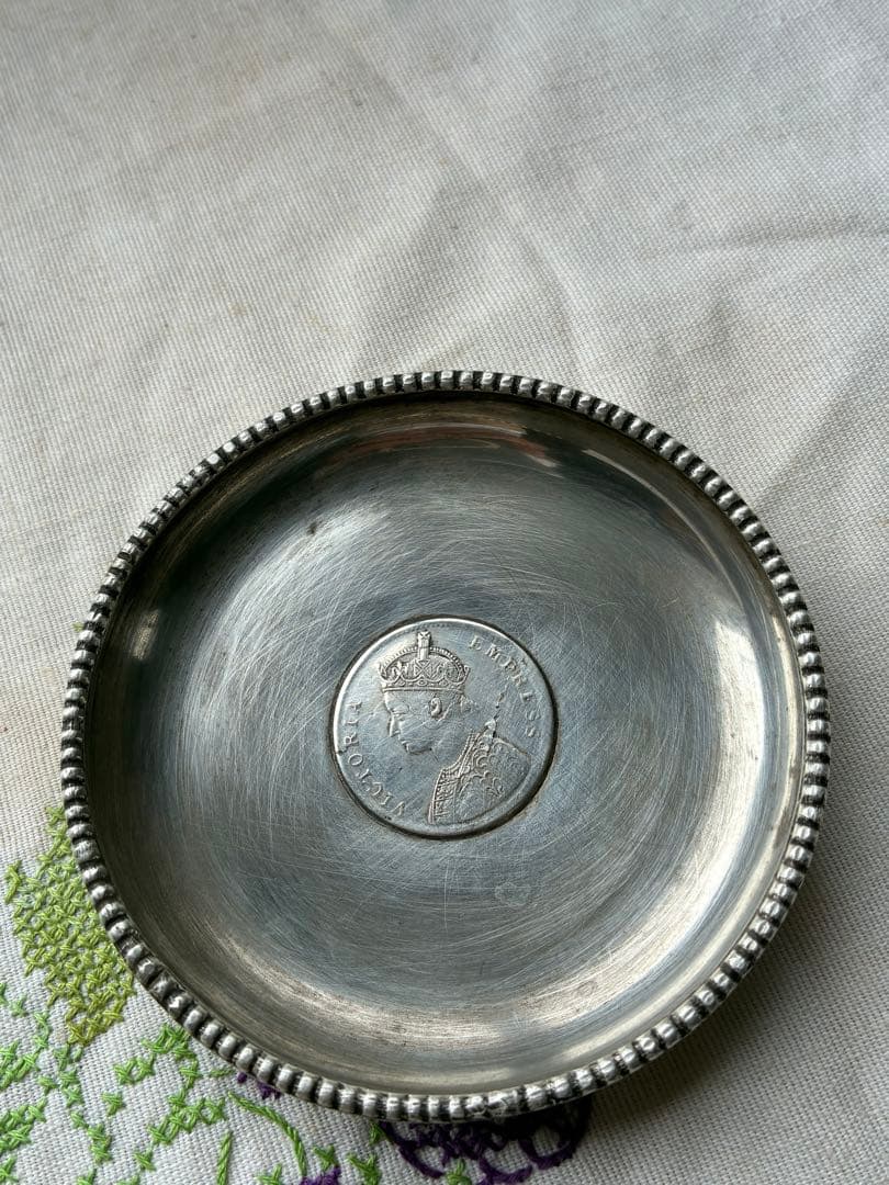 bluesky　アンティーク　シルバー　プレート　お皿　トレイ　銀製品 銀食器/ビンテージ・シルバープレートトレイ/アカンサス | 雑貨と