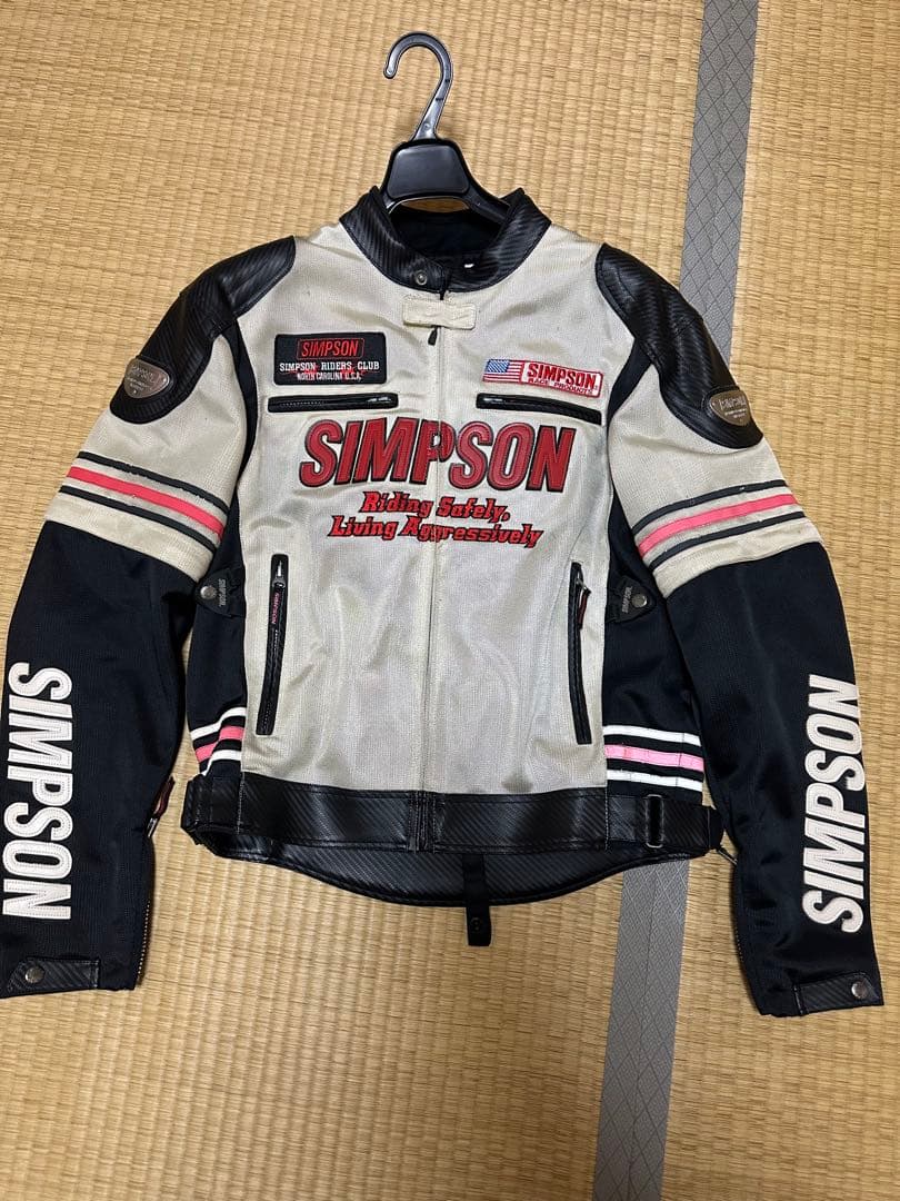 激レア　SIMPSOM プロテクター付きジャケット SIMPSON（シンプソン） シンプソンジャケット NSM-e02 春夏モデル