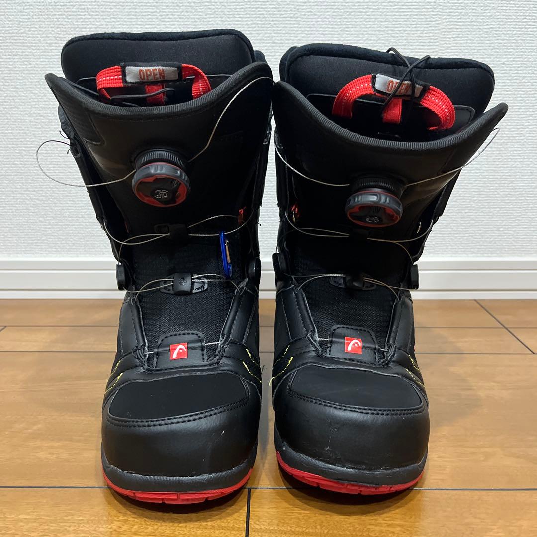 HEAD スノーボードブーツ 黒/赤 ボアシステム 楽天市場】スノーボード ブーツ BOA メンズ レディース HEAD ヘッド