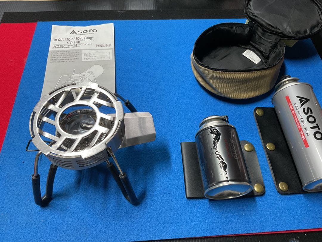 SOTO ST-340新型レギュレーターストーブ未点火保管品+装備品付き