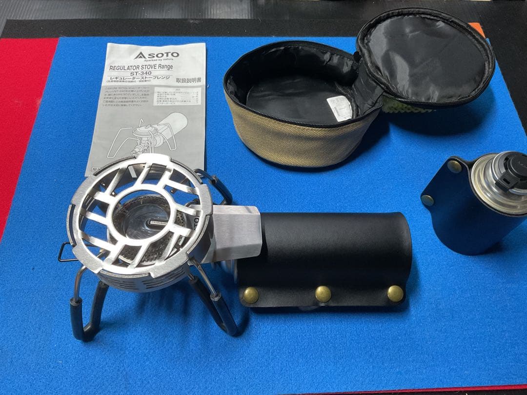 SOTO ST-340新型レギュレーターストーブ未点火保管品+装備品付き